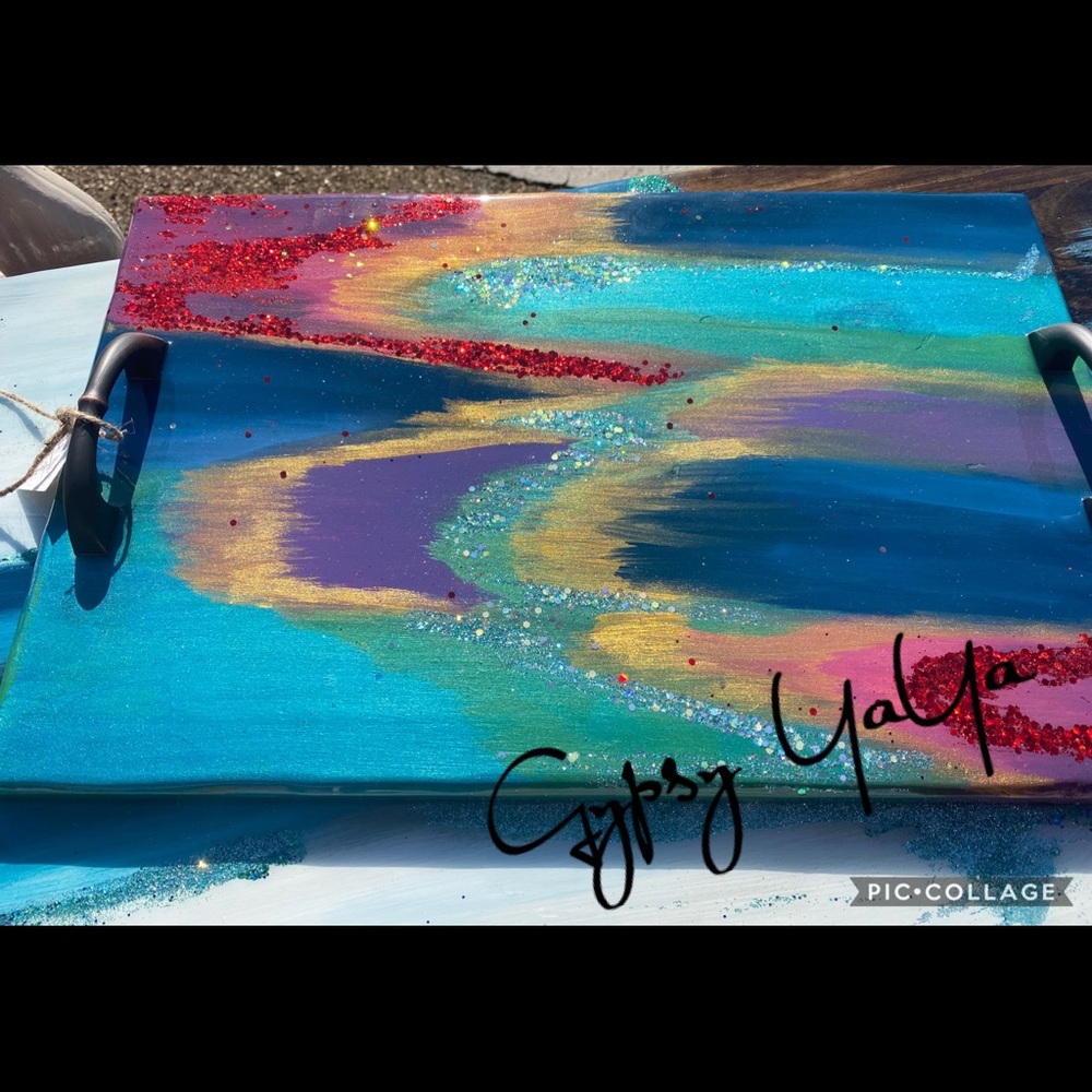 Wooden Custom Made Serving Tray